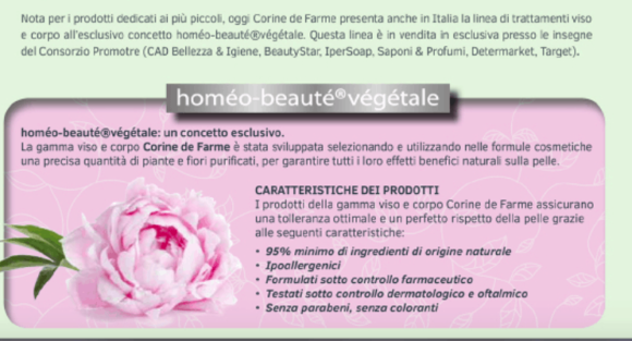 Corine de Farme, i prodotti dove la natura e' di casa! - Le Shopping News Il Magazine per gli Appassionati di Moda e Tendenze