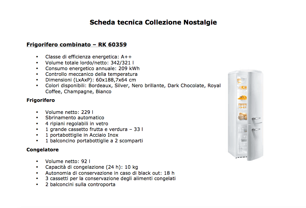 Collezione Nostalgie  di GORENJE, per unire  design , colore e risparmio energetico - Le Shopping News Il Magazine per gli Appassionati di Moda e Tendenze