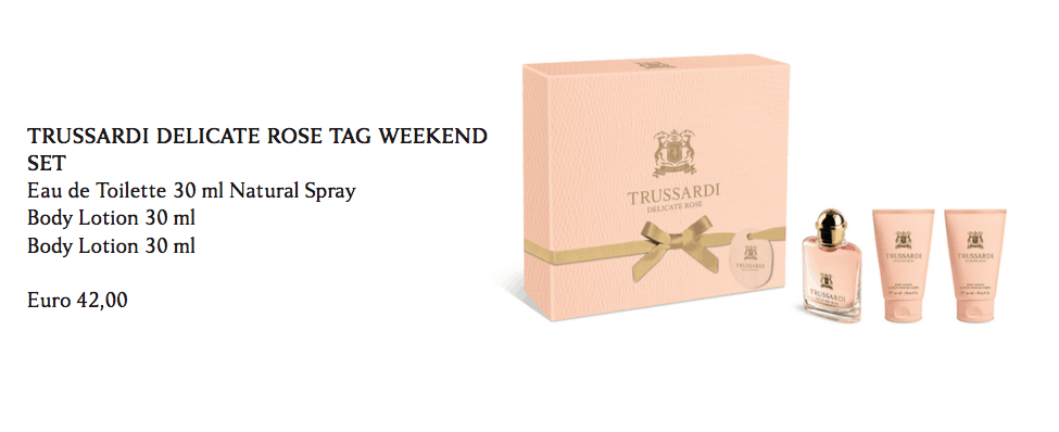 Beauty Set Trussardi, per un Natale ... profumato! - Le Shopping News Il Magazine per gli Appassionati di Moda e Tendenze