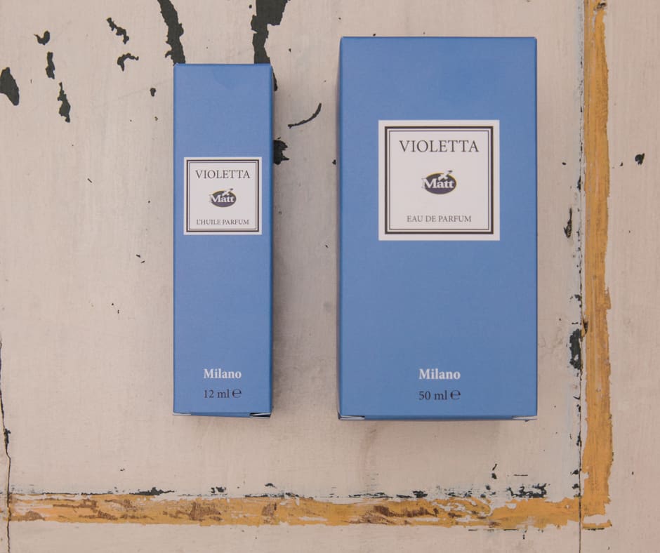 Muschio e Violetta, i primi esclusivi profumi creati da Matt - Le Shopping News Il Magazine per gli Appassionati di Moda e Tendenze