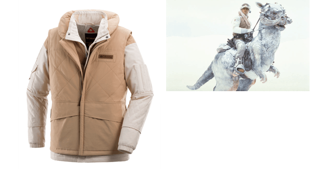 Da Columbia Sportswear  tre giacche in edizione limitata  ispirate a Star Wars: L’impero Colpisce Ancora - Le Shopping News Il Magazine per gli Appassionati di Moda e Tendenze