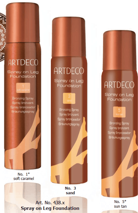 Da Artdeco lo Spray on Leg Foundation, per  gambe perfette ... anche senza calze! - Le Shopping News Il Magazine per gli Appassionati di Moda e Tendenze