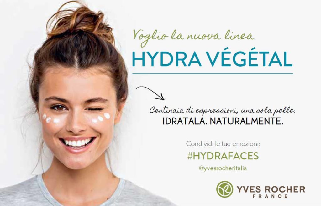 Nuova linea Hydra Végétal di Yves  Rocher, quando la natura dà una mano alla nostra pelle - Le Shopping News Il Magazine per gli Appassionati di Moda e Tendenze