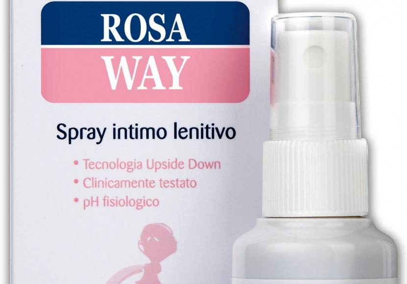 RosaWay Spray Intimo Lenitivo, per eliminare bruciore e prurito