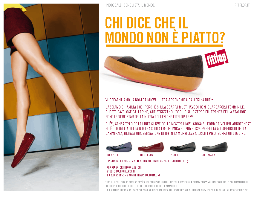 Chi dice che il mondo non è piatto? FITFLOP - Le Shopping News Il Magazine per gli Appassionati di Moda e Tendenze