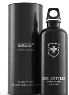 La bottiglia Sigg diventa scintillante, arricchita da eleganti cristalli Swarovski!