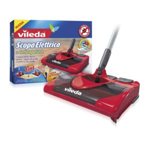 La Scopa Elettrica senza fili  di VILEDA pulisce anche il parquet!