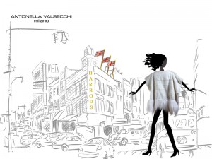 Il poncho by Antonella Valsecchi riscalda l' inverno con un tocco fashion