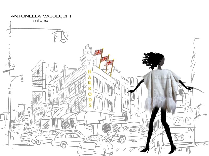 Il poncho by Antonella Valsecchi riscalda l' inverno con un tocco fashion