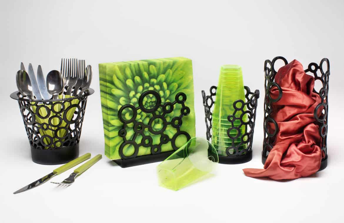 Da Gio Style oggetti per la cucina colorati e dal design accattivante. Oltretutto sono riciclabili!