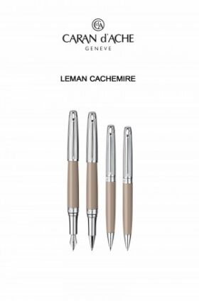La linea di strumenti di scrittura Leman Cachemire di CARAN d’ACHE ha il colore dell’eleganza