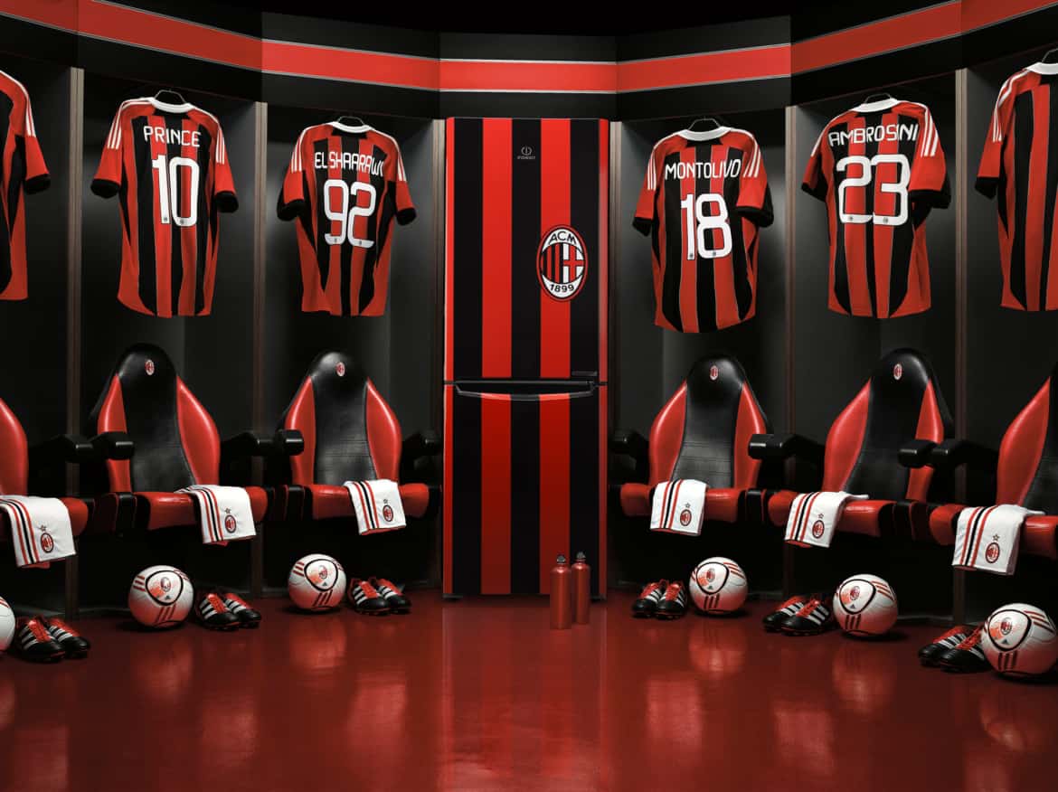 Tifi Milan? porta a casa il nuovo frigorifero ufficiale AC. Milan, tutto rosso-nero!