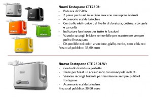 I nuovi tostapane colorati De’Longhi per portare il buon umore in tavola!