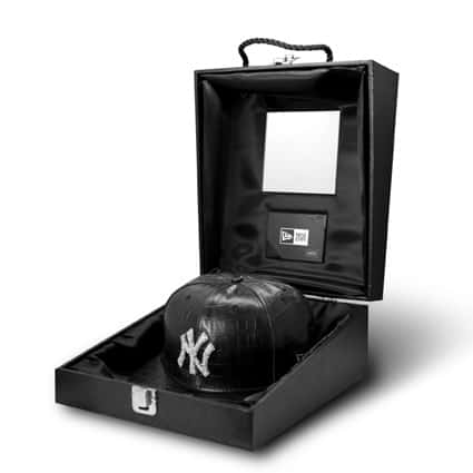 Cappellino dei New York Yankees: la limited edition in coccodrillo di New Era risplende di brillanti cristalli Swarovski