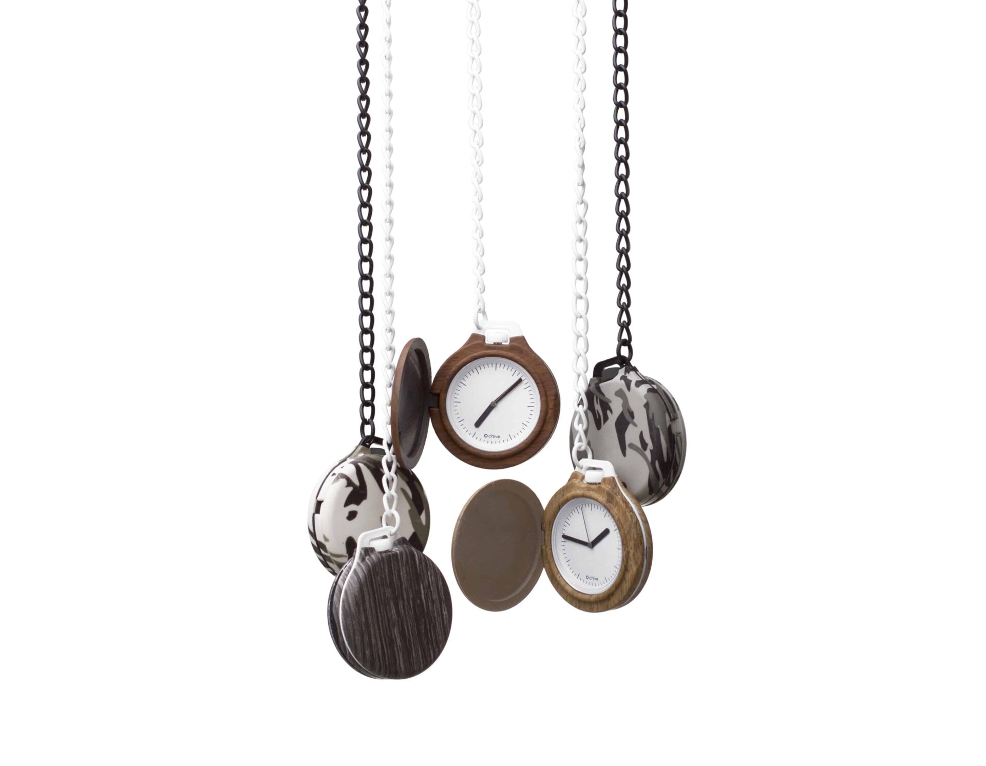 O CHIVE BY FULLSPOT: moderni orologi da taschino rivisitati in versioni Wood e Camouflage!
