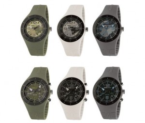 Colori militari e cinturini soft-touch per i nuovi orologi della linea Mirage MOMODESIGN