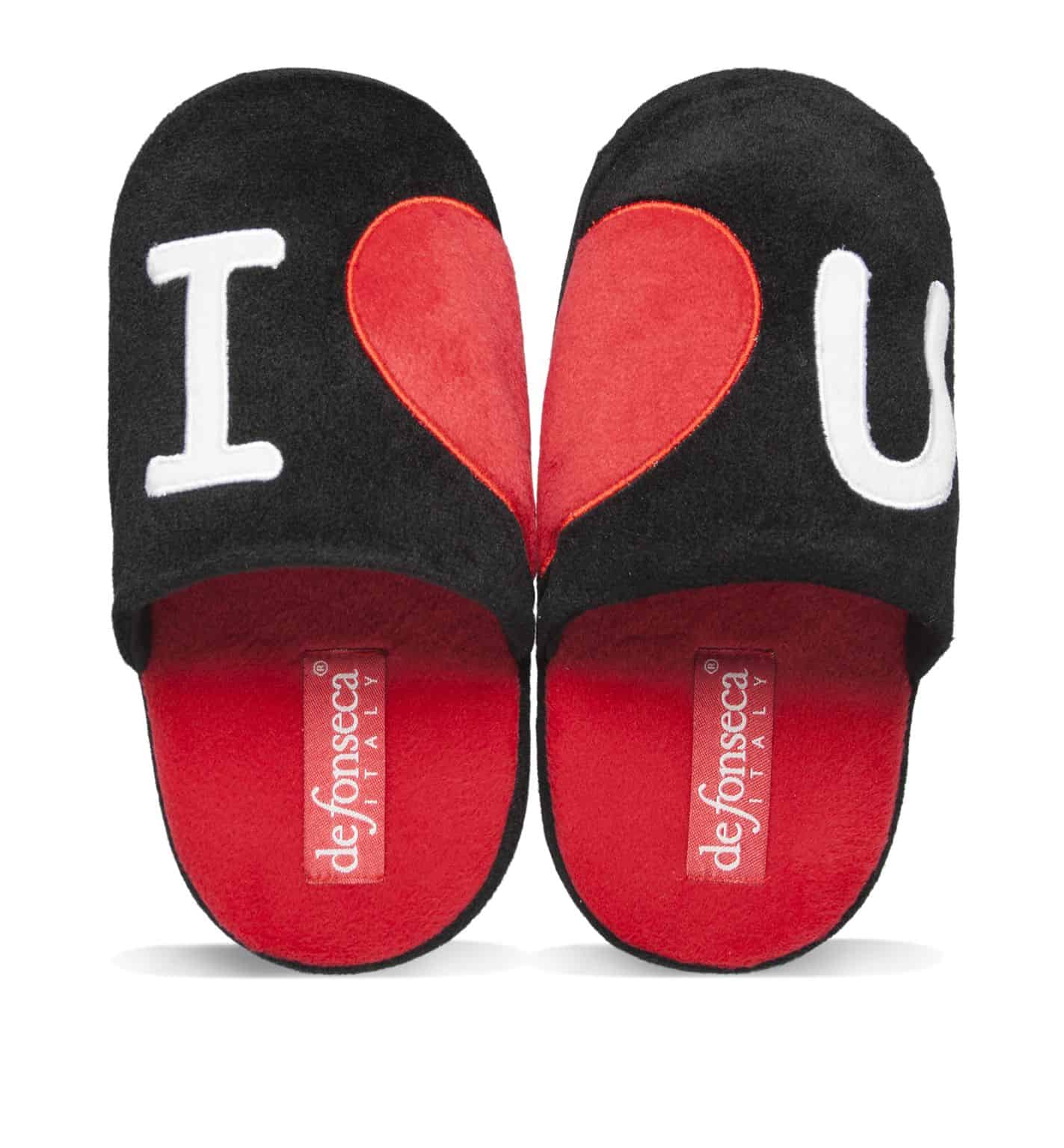 SAN VALENTINO 2014: un invito a romantiche coccole con la  pantofola I LOVE YOU by  DE FONSECA! - Le Shopping News Il Magazine per gli Appassionati di Moda e Tendenze