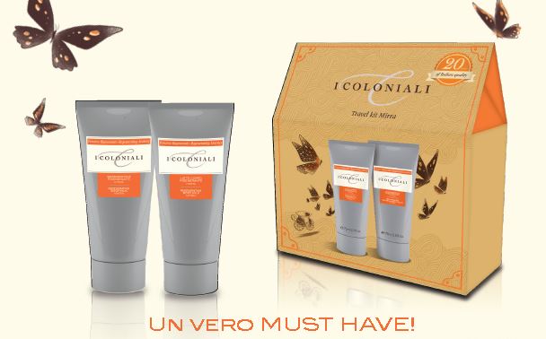 La Via delle Farfalle – Travel kit Mirra: prodotti da viaggio dalla fragranza inconfondibile!