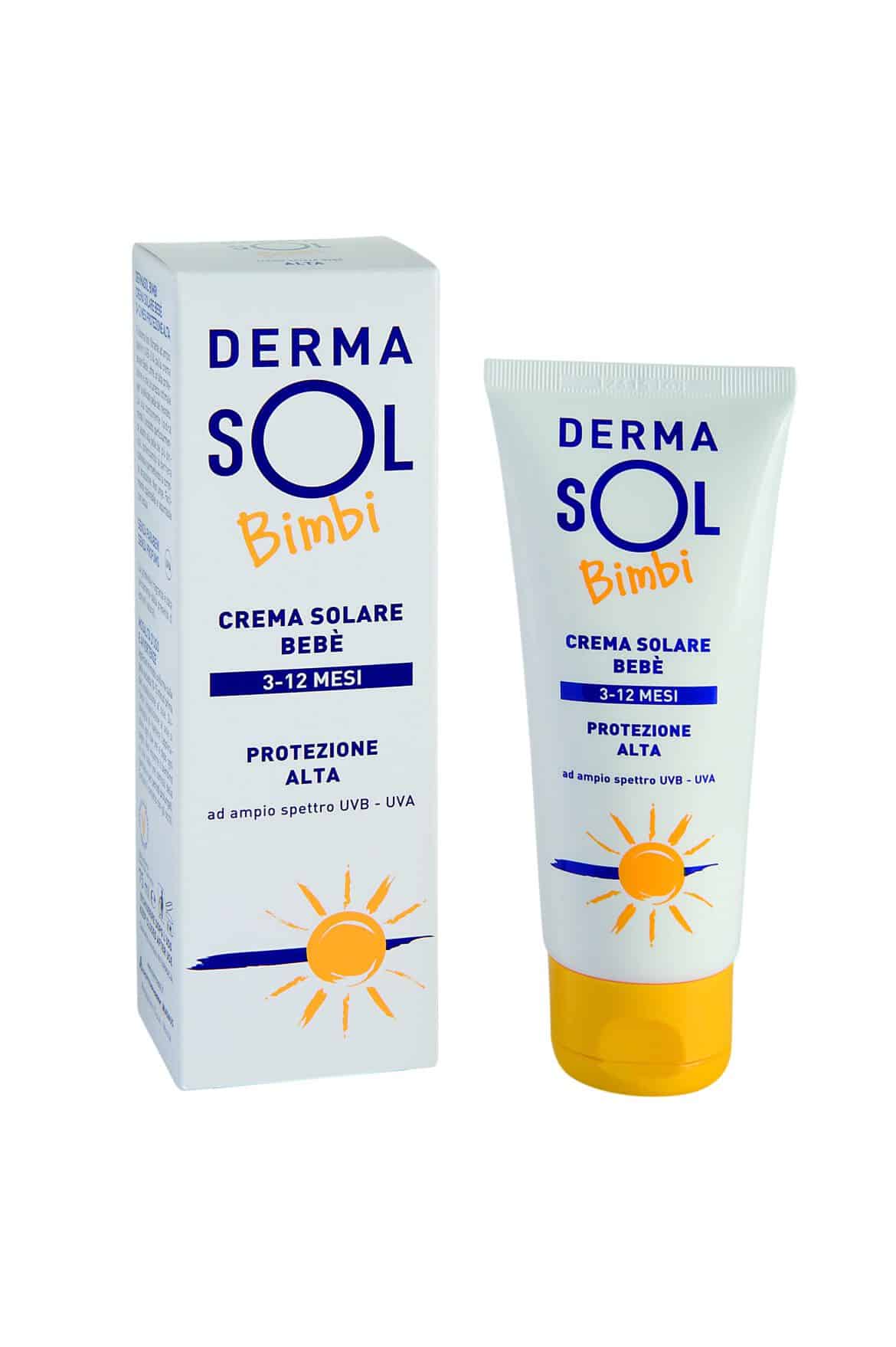 Dermasol Bimbi: fotoprotezione del bebè dai 3 ai 12 mesi