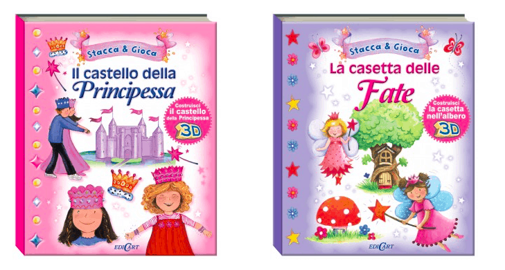 Edicart: Il Castello della Principessa e La Casetta delle Fate in 3D!