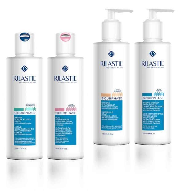 Da Rilastil la nuovissima linea detersione corpo Sicurphase