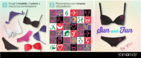 Nuova app Yamamay per personalizzare il proprio costume