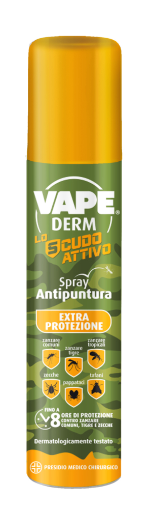Vape Derm Scudo Attivo, il nuovo spray che protegge dalle punture di qualsiasi tipo di insetto - Le Shopping News Il Magazine per gli Appassionati di Moda e Tendenze