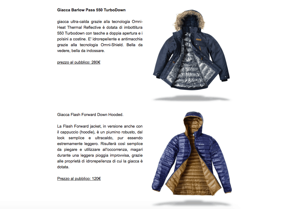 Capispalla Columbia, per difendersi con stile dai rigori dell'inverno - Le Shopping News Il Magazine per gli Appassionati di Moda e Tendenze