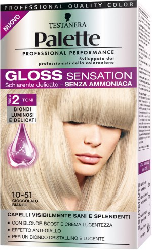 Con Palette Gloss Sensation di Testanera a casa colori i capelli come dal parrucchiere