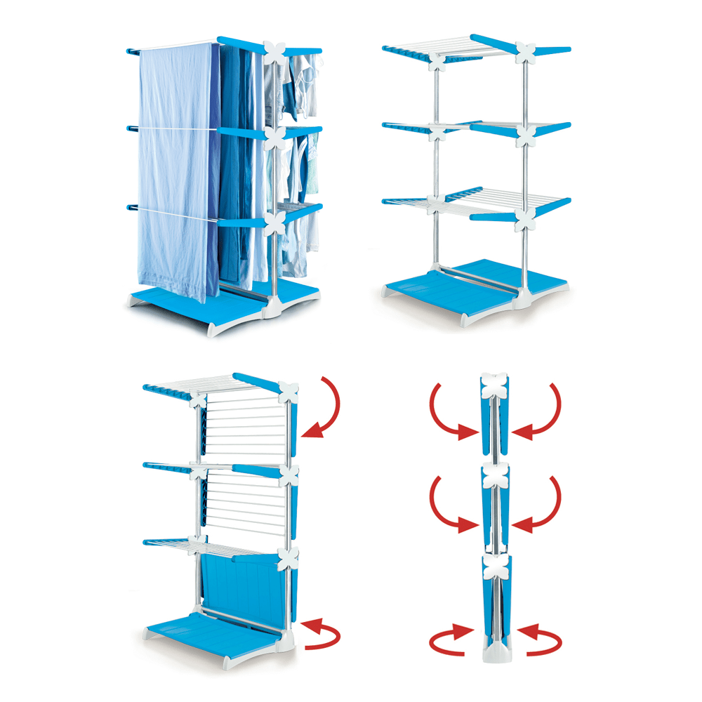 Meliconi nasce STENDIMEGLIO Quadrifoglio, lo stendibiancheria verticale  Meliconi che fa risparmiare spazio - Le Shopping News