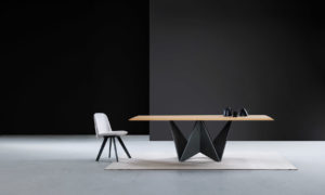 Tavolo ORIGAMI di Natisa, rigore stilistico giapponese