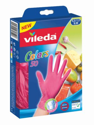 Guanti Colors 50 by Vileda, per cucinare, per il giardinaggio e...per applicare la tinta per capelli! - Le Shopping News Il Magazine per gli Appassionati di Moda e Tendenze