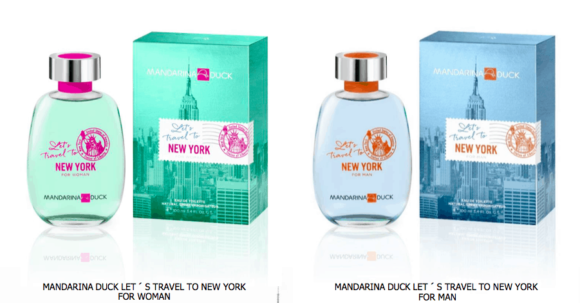 Da Mandarina Duck le nuove fragranze Let's Travel to New York for Woman and for Man - Le Shopping News Il Magazine per gli Appassionati di Moda e Tendenze