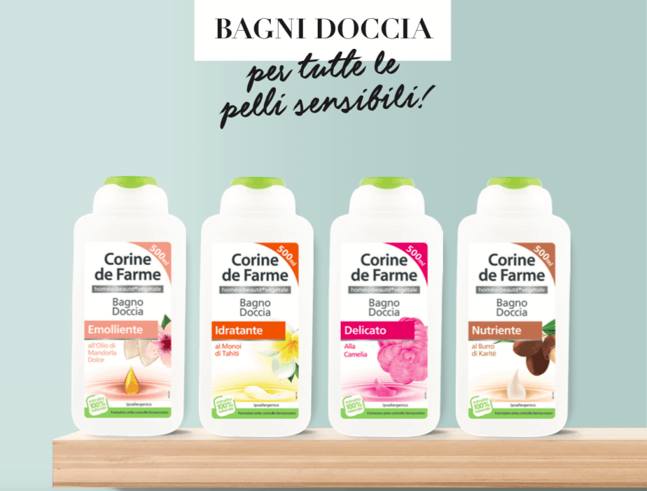 Corine de Farme, i bagni doccia che regalano super morbidezza! - Le Shopping News Il Magazine per gli Appassionati di Moda e Tendenze