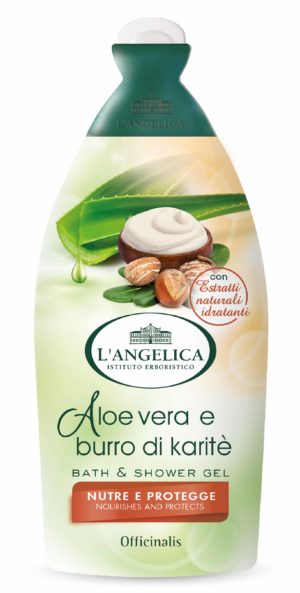 Pelle morbida e nutrita con Bath & Shower Gel Aloe vera e burro di Karitè by L'Angelica - Le Shopping News Il Magazine per gli Appassionati di Moda e Tendenze
