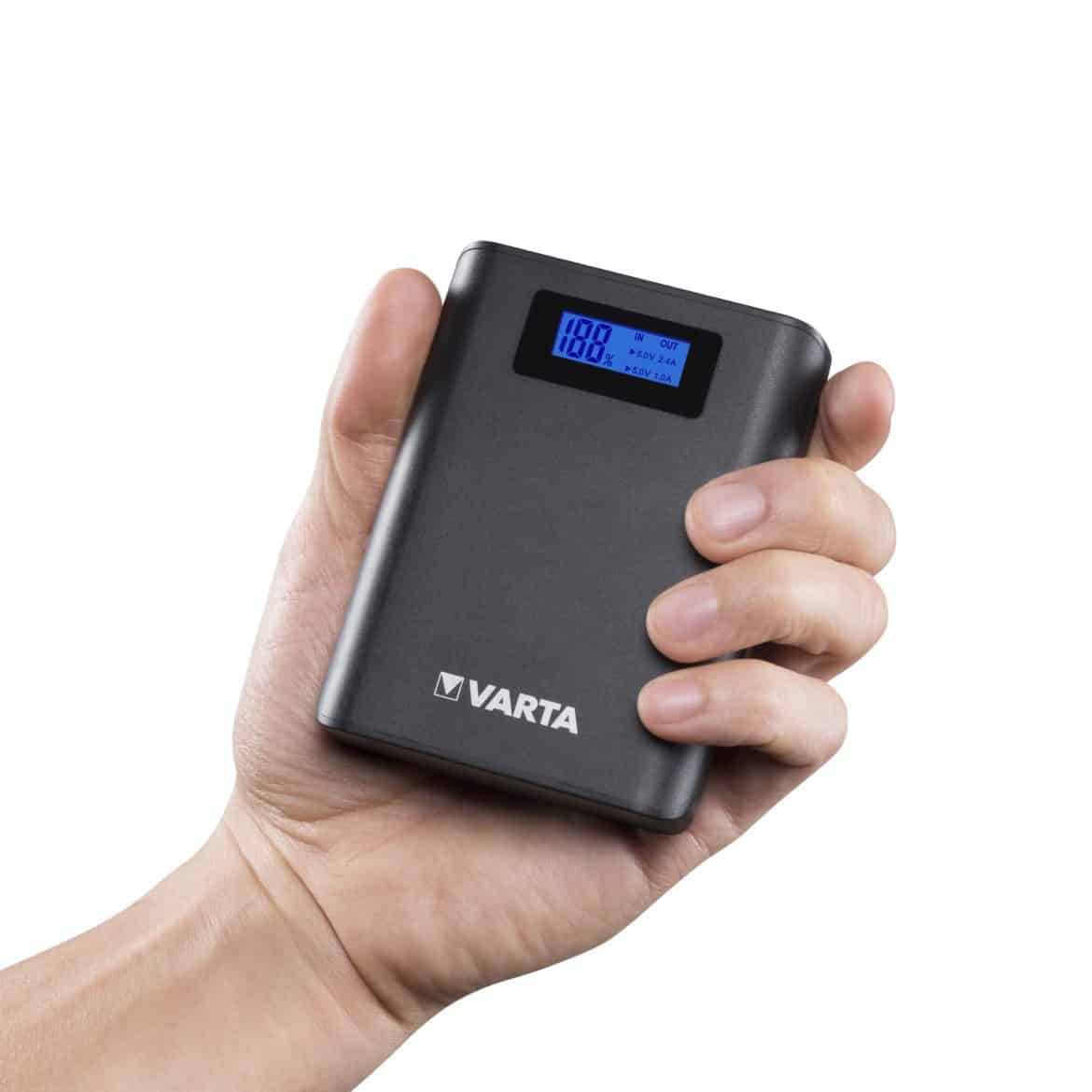 LCD Power Bank di VARTA, per non rimanere mai senza ricarica!