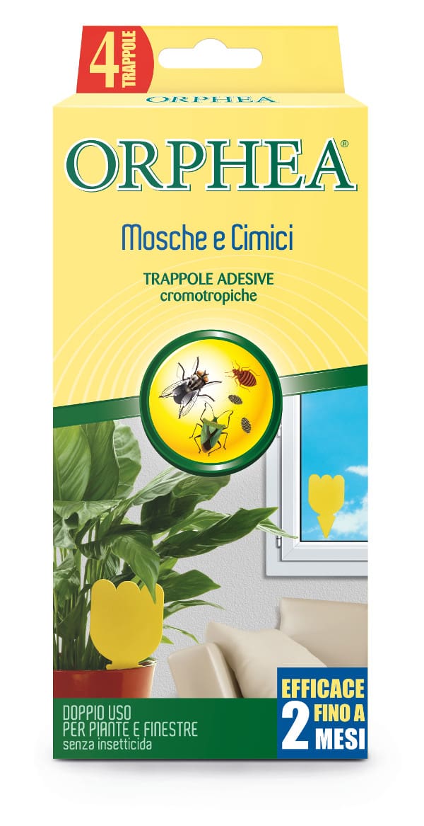Produktbild von ORPHEA Lebensmittelmotten-Falle - Insektizidfrei Mit Pheromon-Köder