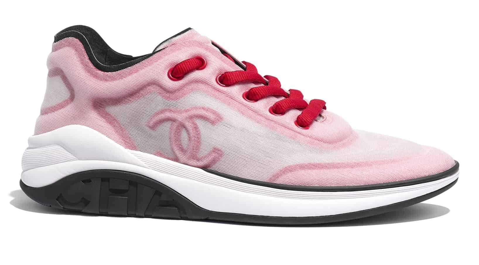 chanel sneakers rosa