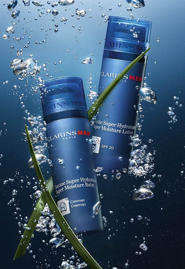 Super Hydratants ClarinsMen, i trattamenti idratanti per lui - Le Shopping News Il Magazine per gli Appassionati di Moda e Tendenze