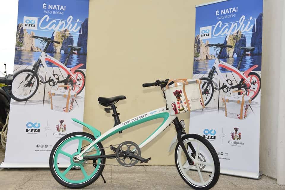 Carthusia presenta la fashion ebike V-ITA Capri - Le Shopping News Il Magazine per gli Appassionati di Moda e Tendenze