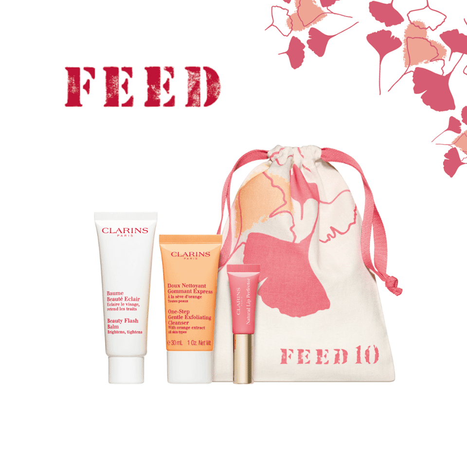 Clarins &FEED: la nuova limited edition FEED10 - Le Shopping News Il Magazine per gli Appassionati di Moda e Tendenze