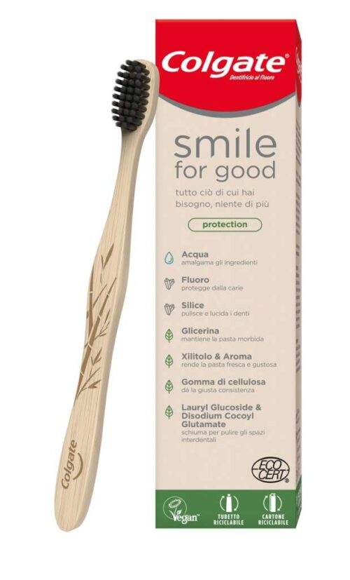 Colgate lancia il nuovo dentifricio smile for good in plastica riciclabile