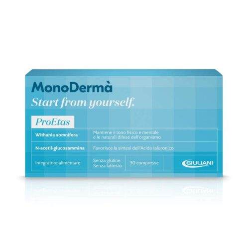 Monodermà ProEtas di Giuliani, il nuovo integratore antiage - Le Shopping News Il Magazine per gli Appassionati di Moda e Tendenze