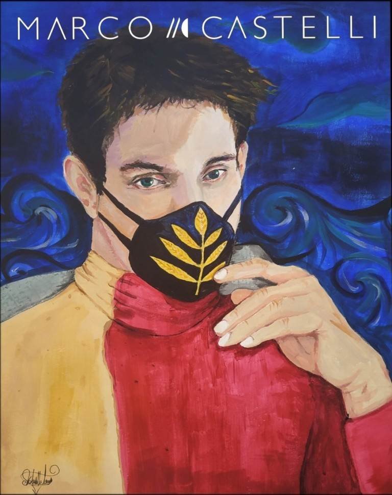Marco-Painting Marco Castelli a sostegno dell’Associazione Amici per il Centrafrica