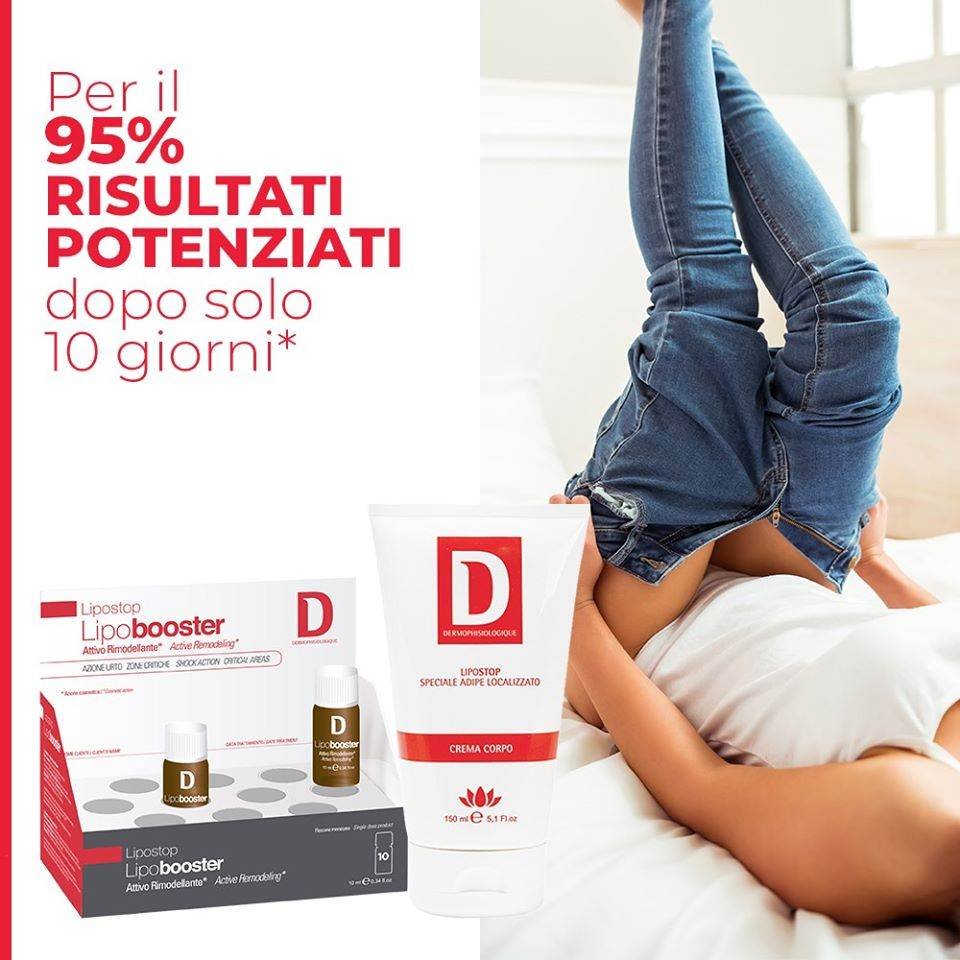 lipobooster-fb Dermophisiologique: Acid Scrub Corpo e Lipobooster Attivo Rimodellante