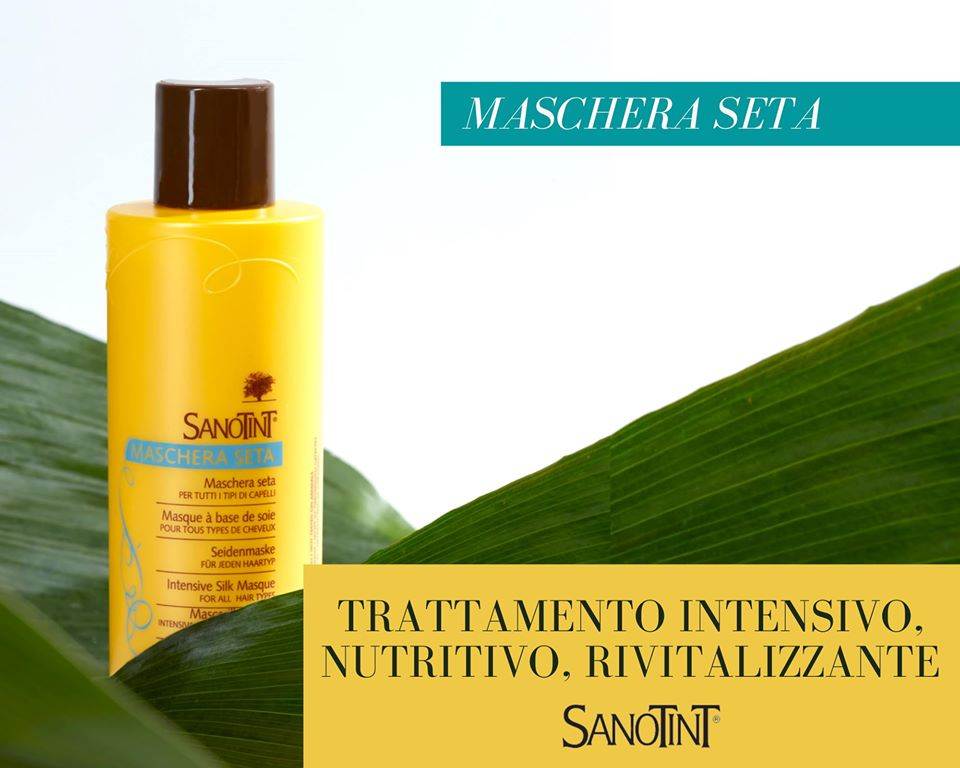 I trattamenti di bellezza effetto seta di Sanotint - Le Shopping News Il Magazine per gli Appassionati di Moda e Tendenze