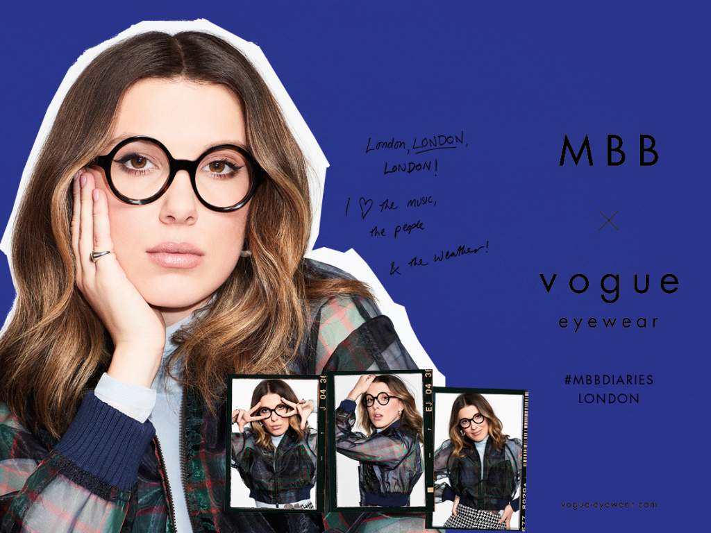 Millie Bobby Brown x Vogue Eyewear, la capsule collection di occhiali alla moda - Le Shopping News Il Magazine per gli Appassionati di Moda e Tendenze
