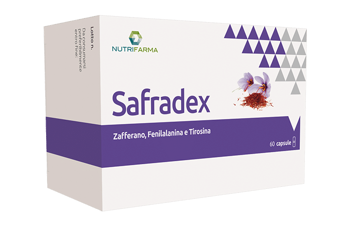 Nutrifarma: integratore Safradex con zafferano