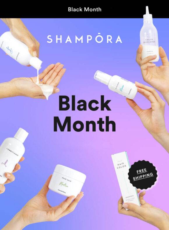 Shampora presenta il tanto atteso Black Month - Le Shopping News Il Magazine per gli Appassionati di Moda e Tendenze