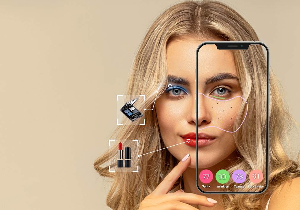Perfect-Corp-vto-with-products-pr Tecnologie AI e AR al servizio di bellezza e moda con Perfect Corp.